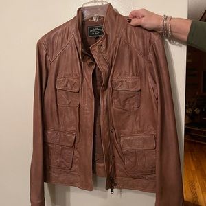 Lucky brand leather jacket